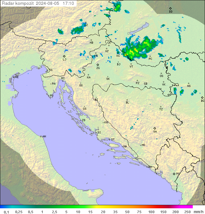 Padavine Hrvaška