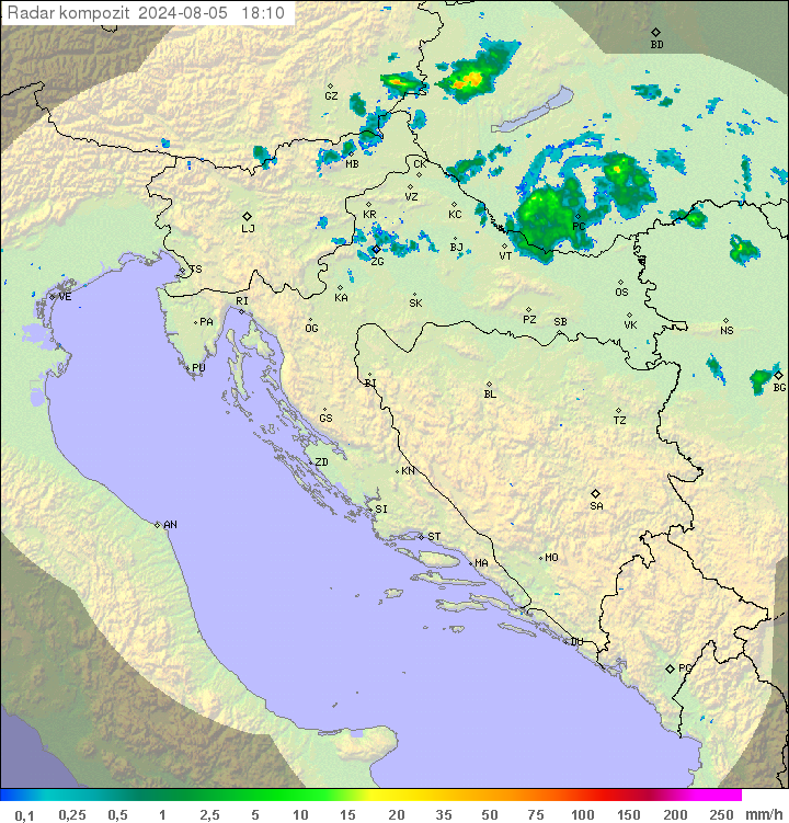 Padavine Hrvaška