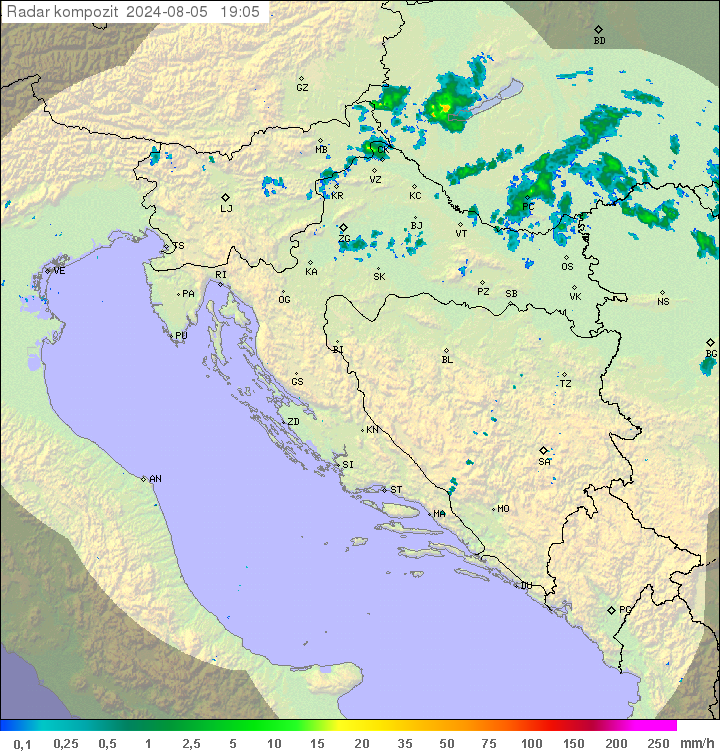 Padavine Hrvaška