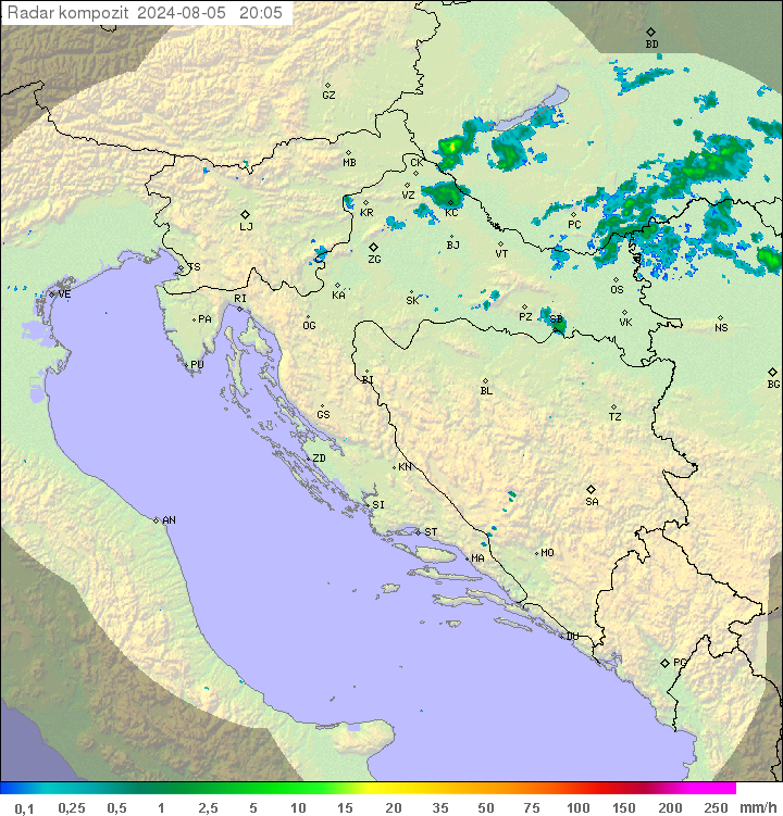 Padavine Hrvaška