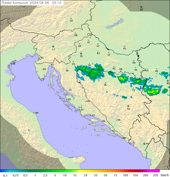 Padavine Hrvaška