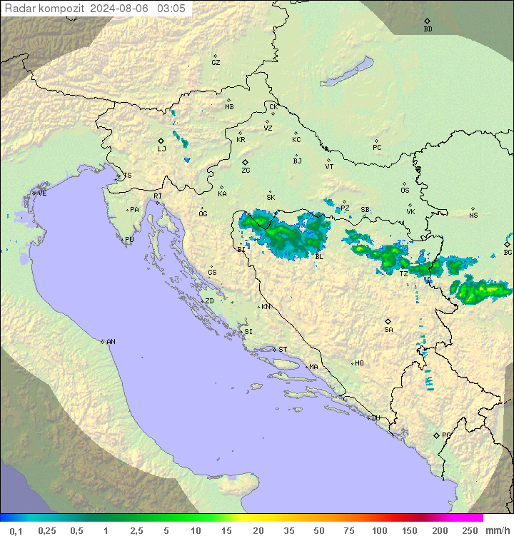 Padavine Hrvaška