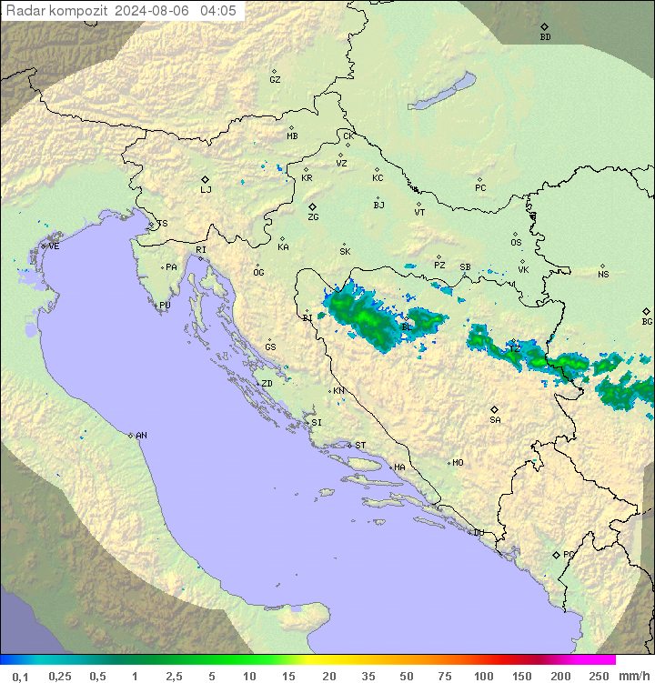 Padavine Hrvaška