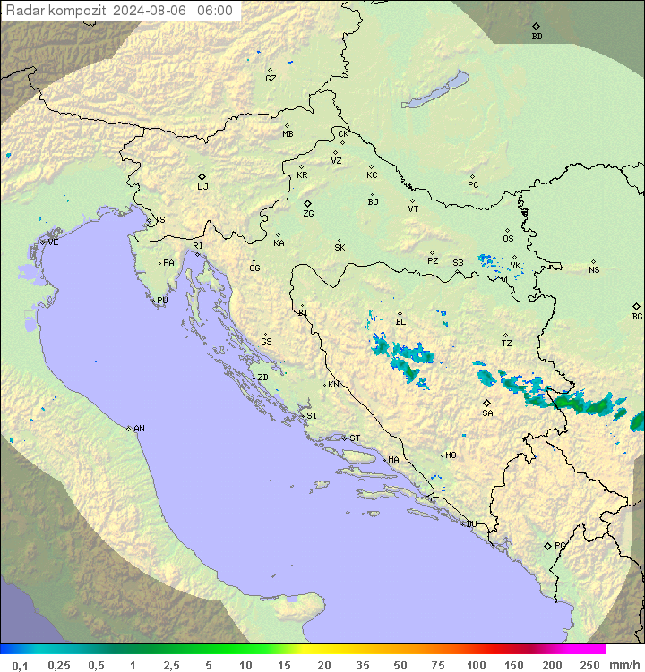 Padavine Hrvaška