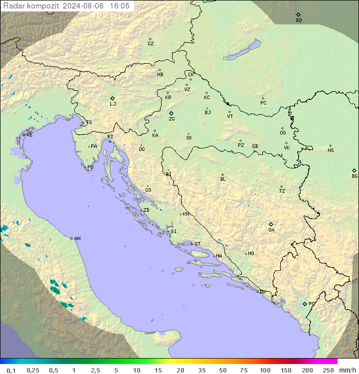 Padavine Hrvaška