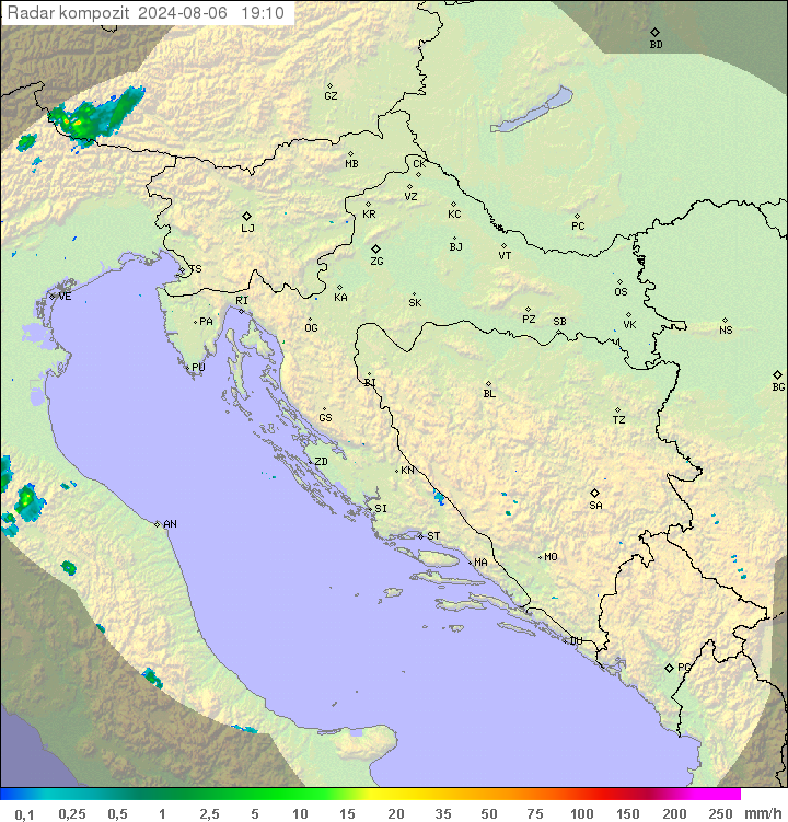 Padavine Hrvaška