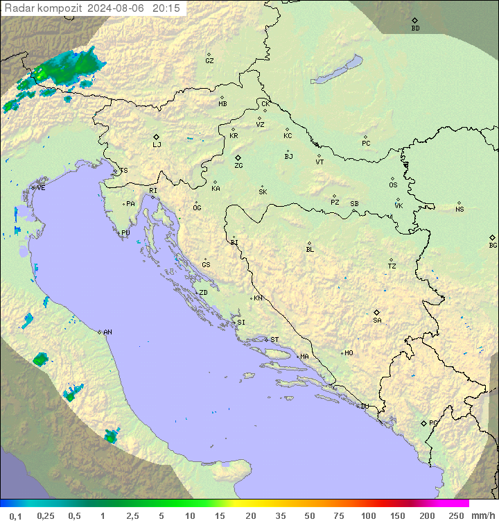 Padavine Hrvaška