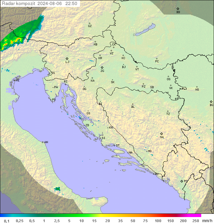 Padavine Hrvaška