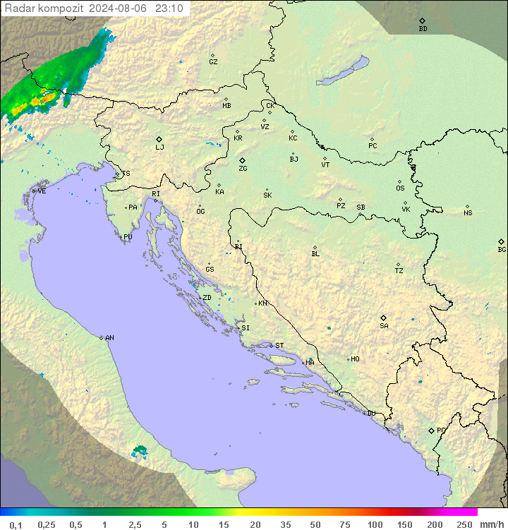 Padavine Hrvaška