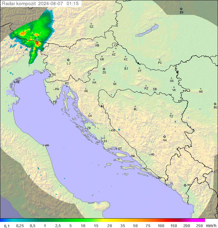 Padavine Hrvaška