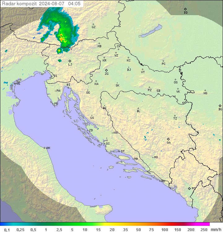 Padavine Hrvaška