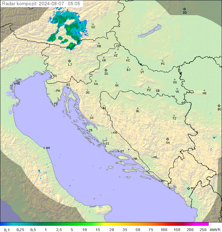 Padavine Hrvaška