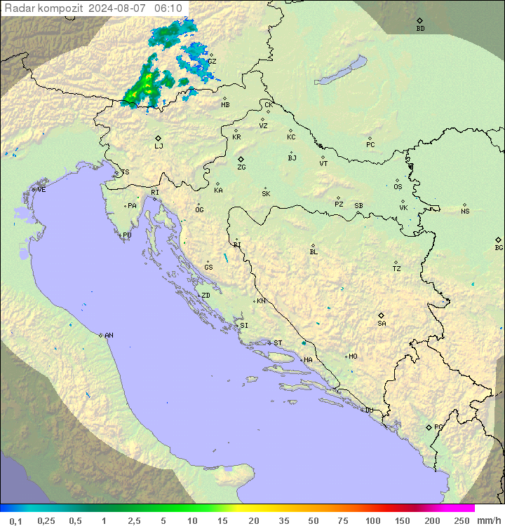 Padavine Hrvaška