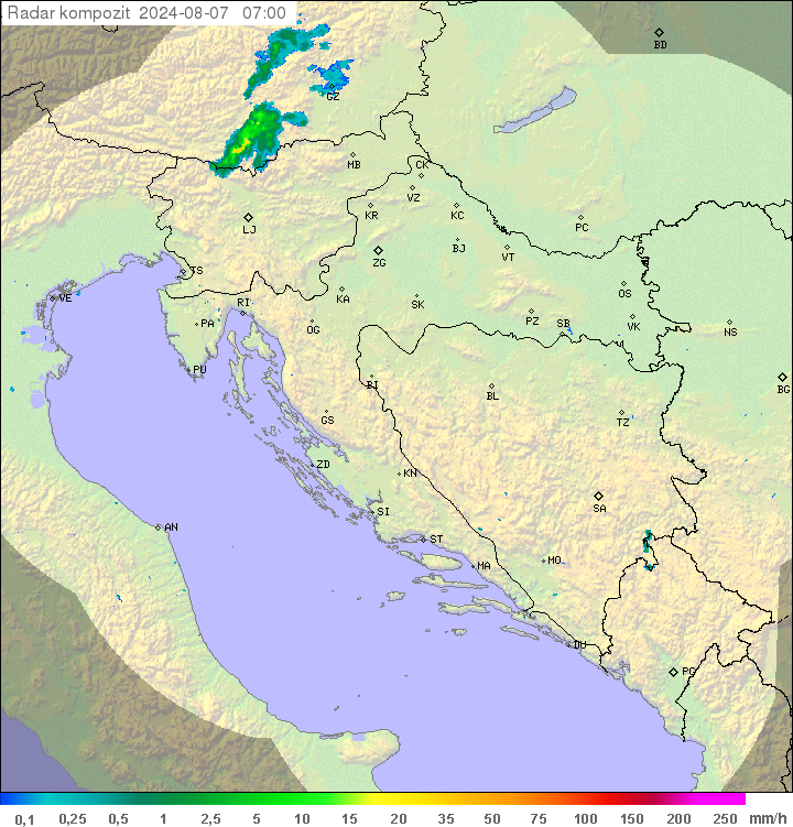 Padavine Hrvaška