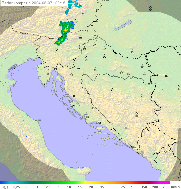 Padavine Hrvaška