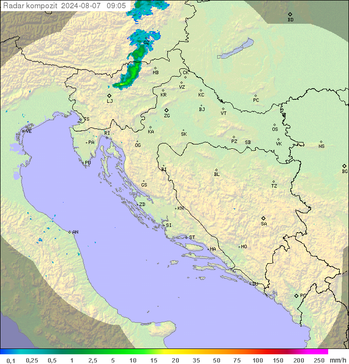 Padavine Hrvaška