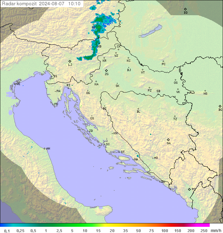 Padavine Hrvaška