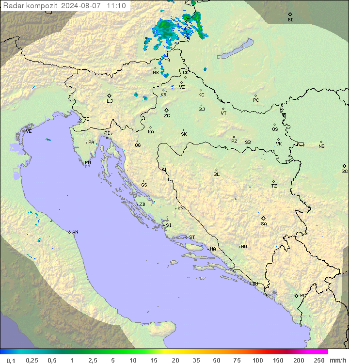 Padavine Hrvaška