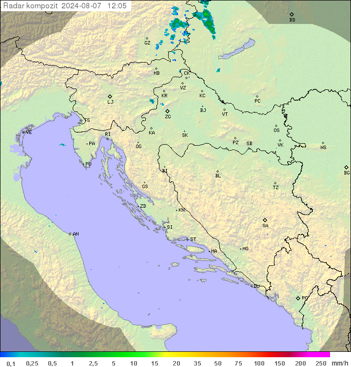 Padavine Hrvaška