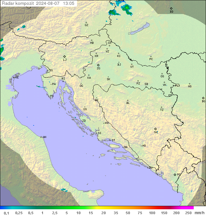 Padavine Hrvaška