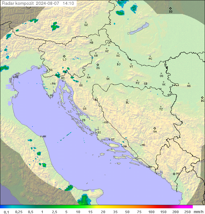 Padavine Hrvaška