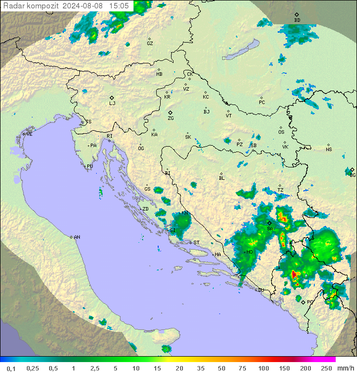 Padavine Hrvaška