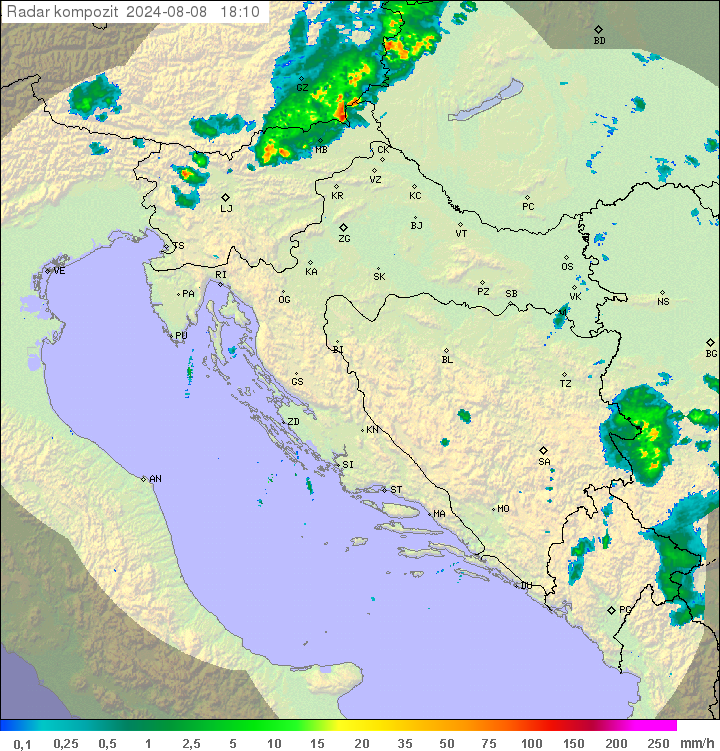 Padavine Hrvaška