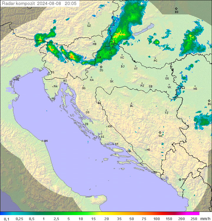 Padavine Hrvaška