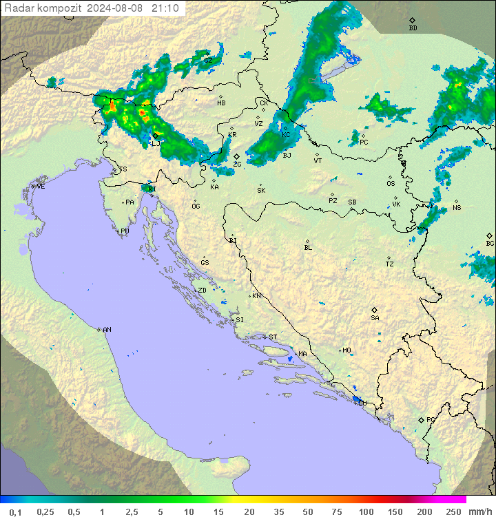 Padavine Hrvaška