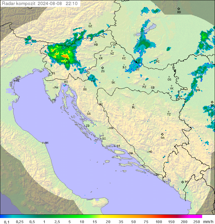 Padavine Hrvaška