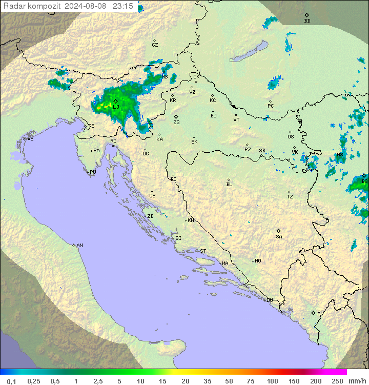 Padavine Hrvaška