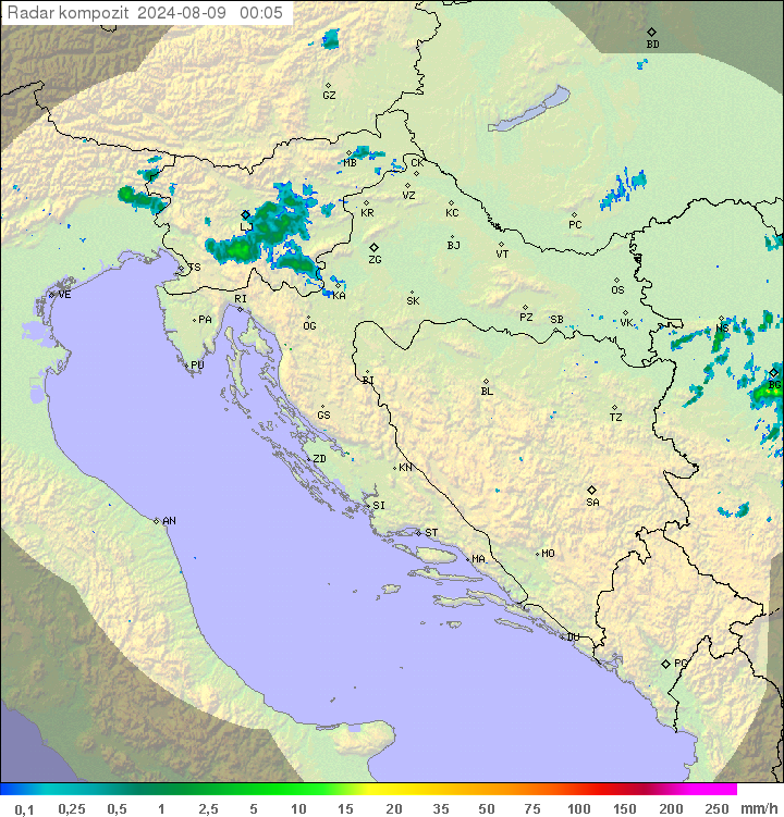 Padavine Hrvaška