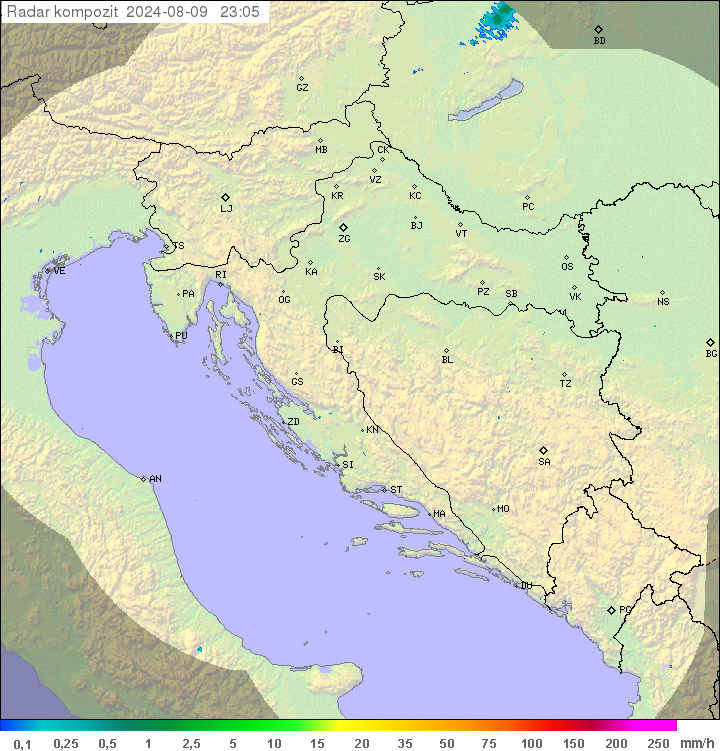 Padavine Hrvaška