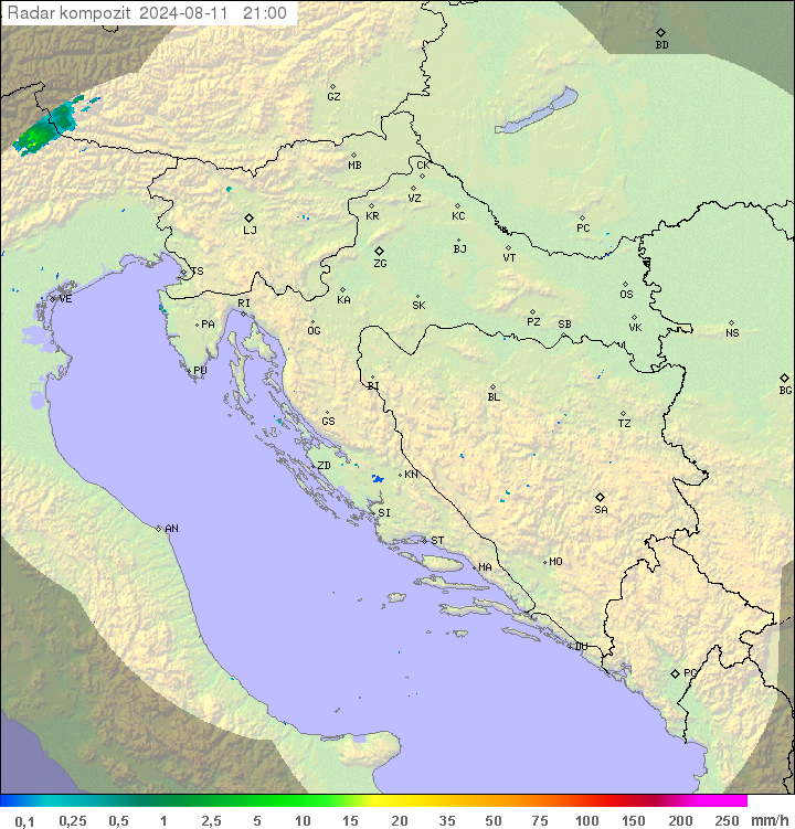 Padavine Hrvaška