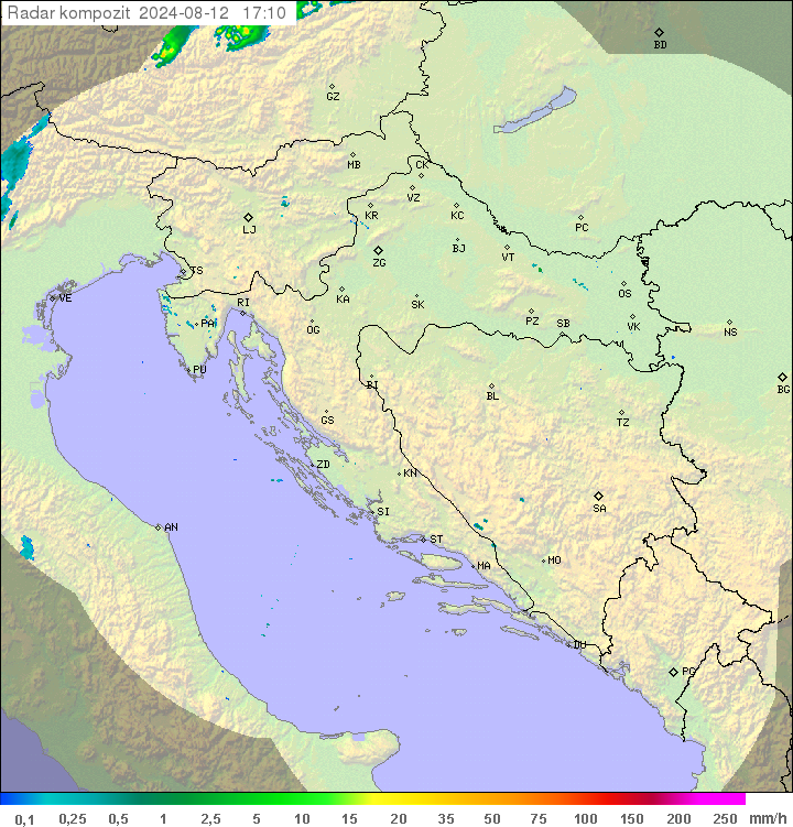 Padavine Hrvaška