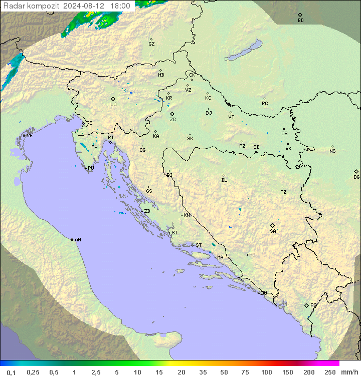 Padavine Hrvaška