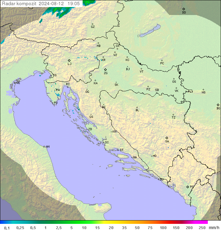 Padavine Hrvaška