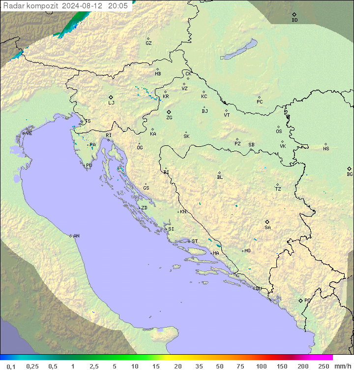 Padavine Hrvaška