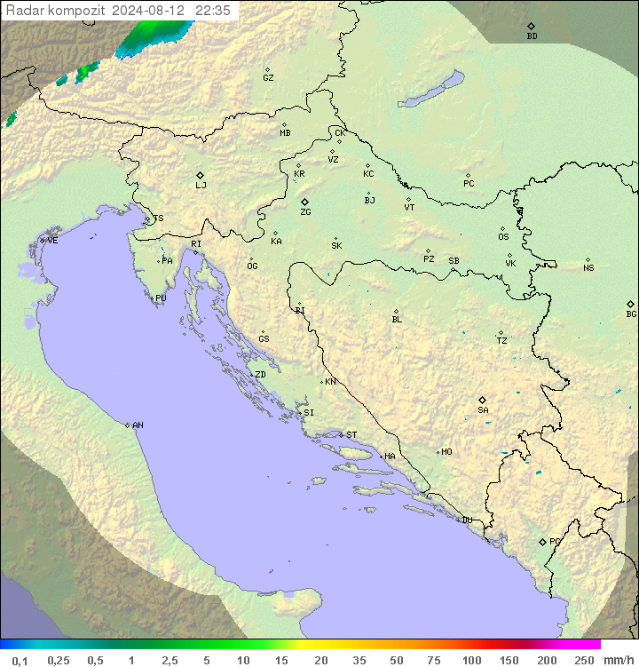 Padavine Hrvaška