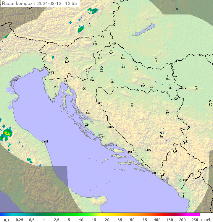 Padavine Hrvaška