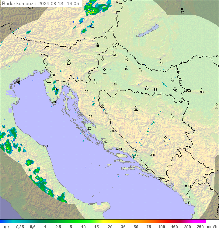 Padavine Hrvaška