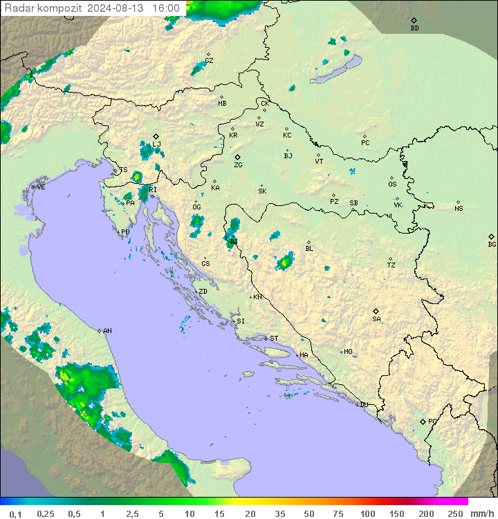 Padavine Hrvaška