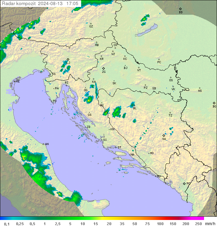 Padavine Hrvaška