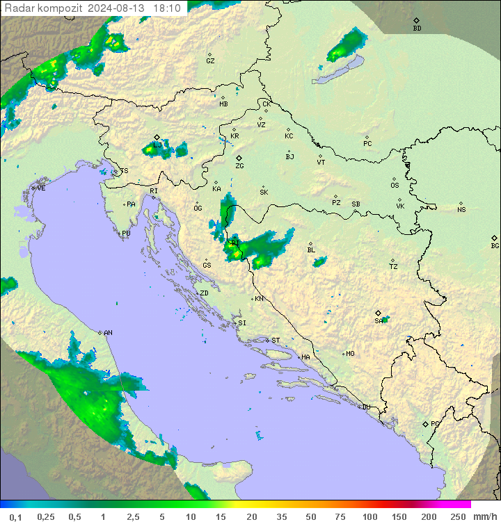 Padavine Hrvaška