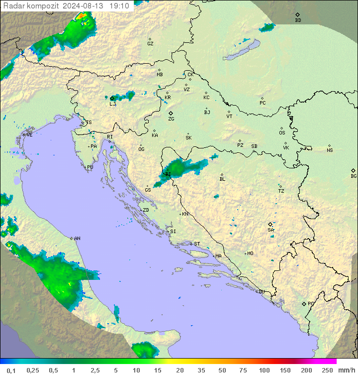 Padavine Hrvaška