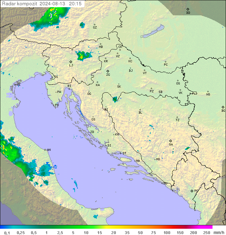 Padavine Hrvaška