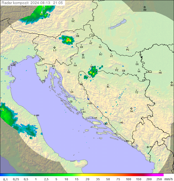 Padavine Hrvaška