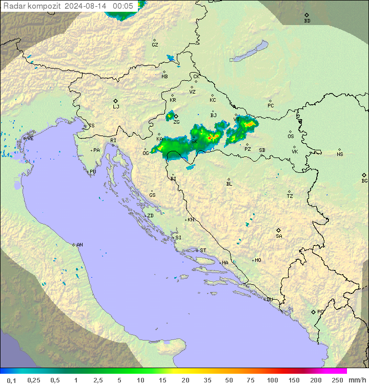 Padavine Hrvaška