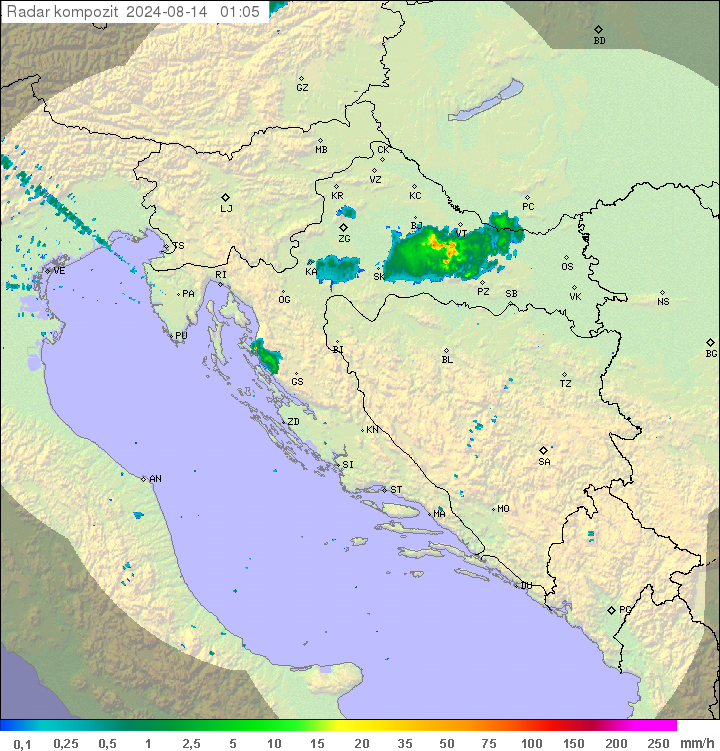 Padavine Hrvaška