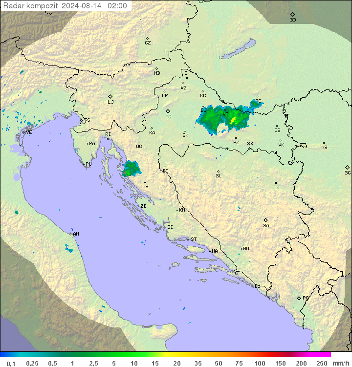 Padavine Hrvaška